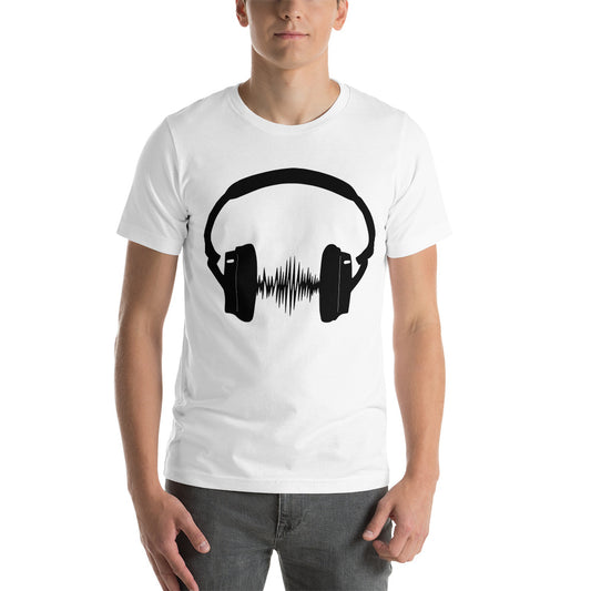 Headphones Unisex t-shirt