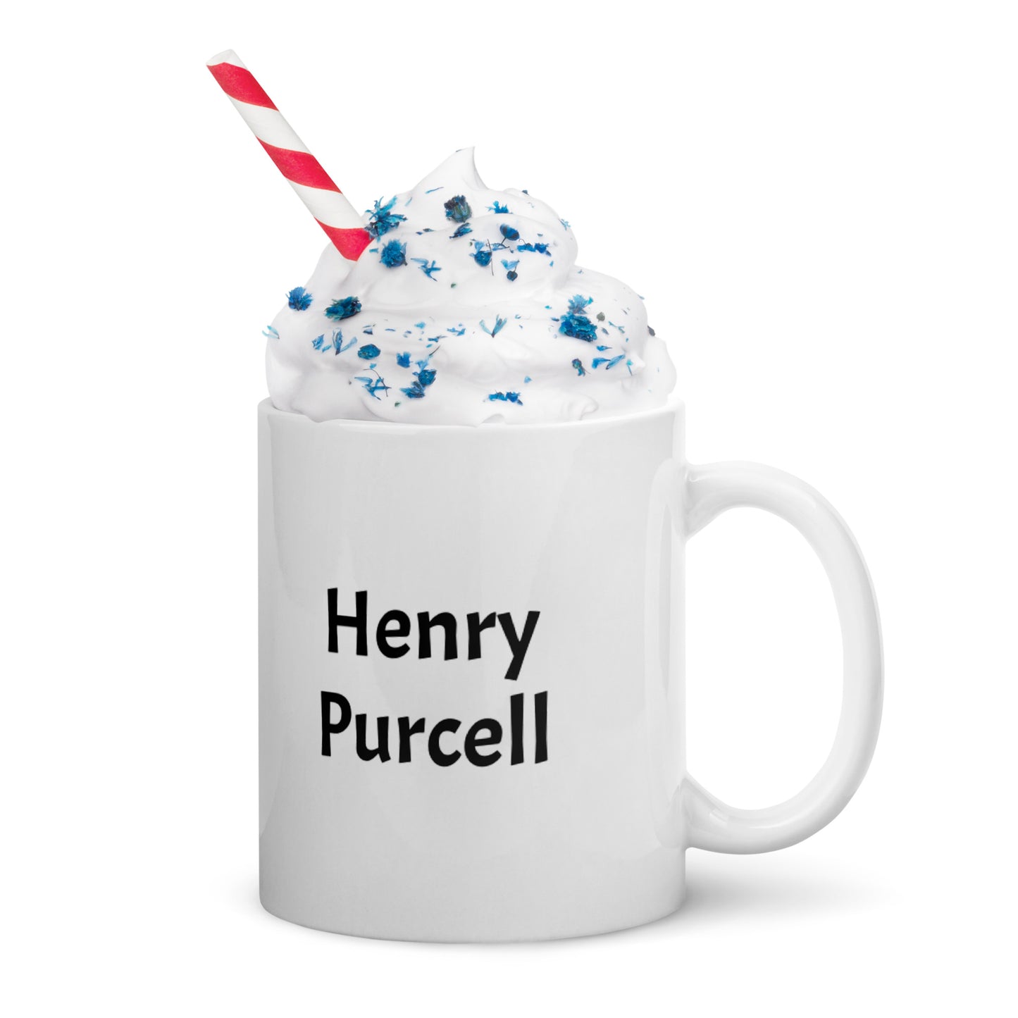 Henry Purcell white glossy mug