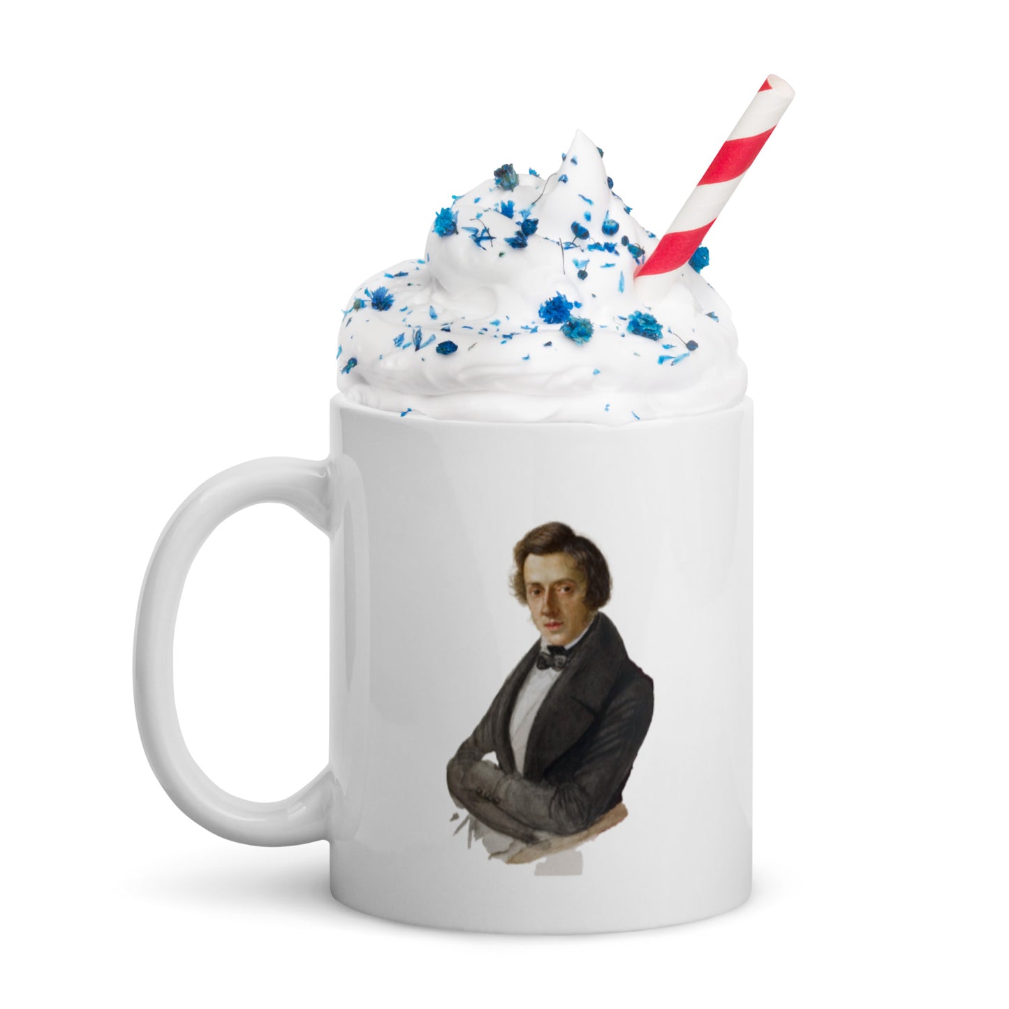 Chopin white glossy mug